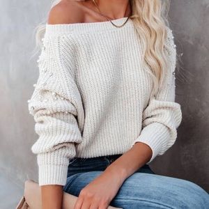 Vici Beaded Sweater
